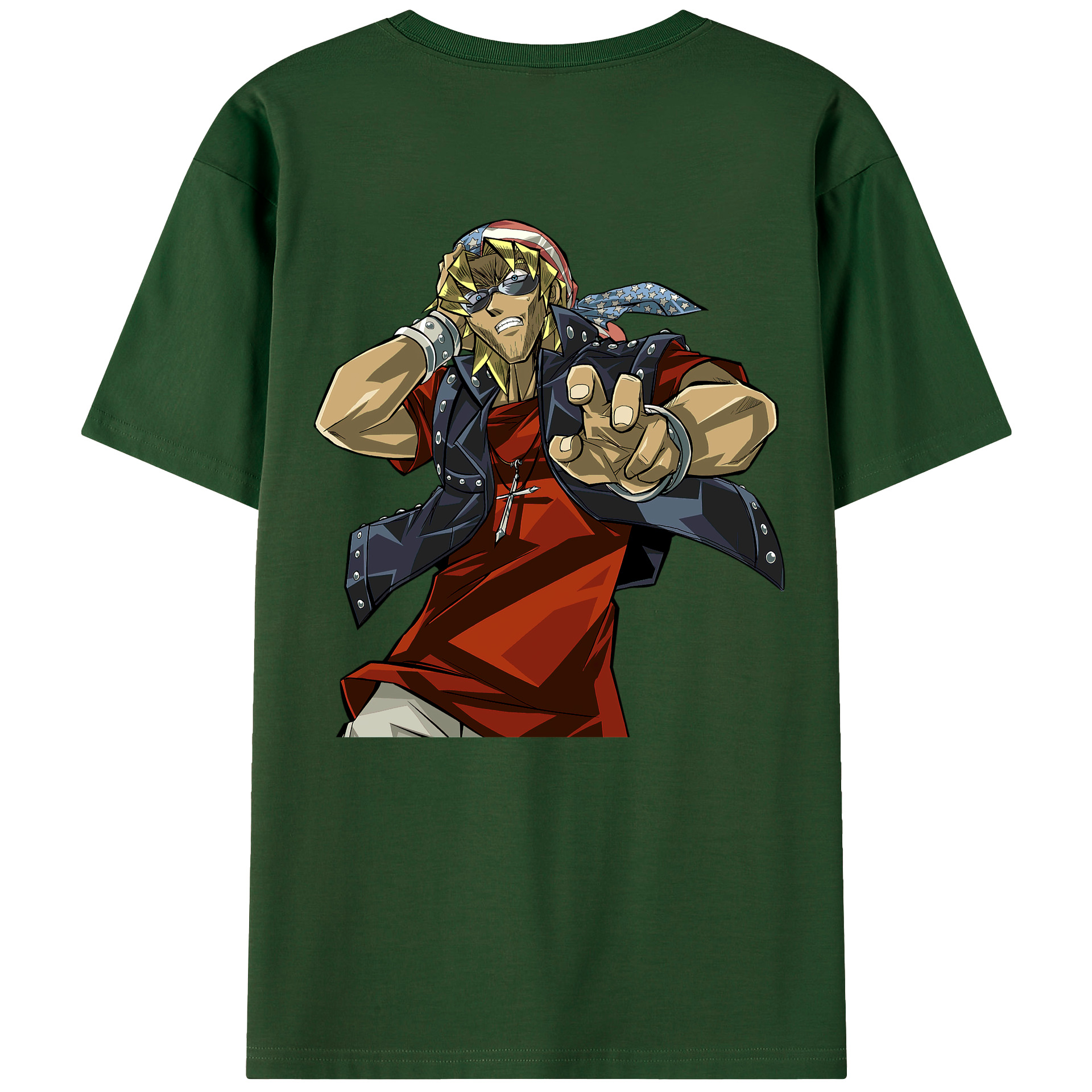 （画像用） 遊☆戯☆王 Yu-Gi-Oh! 綿100％半袖Tシャツ（背面プリント）
